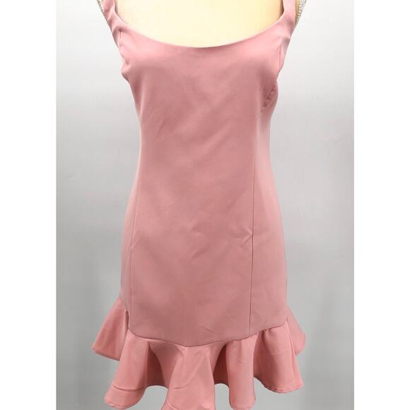 BARDOT Womens Gigi Mini Dress US 12 XL Pink Blossom Sleeveless NWT - Picture 6 of 12